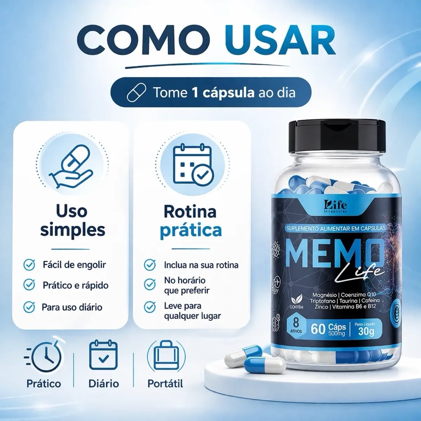 Como usar o Memo Life